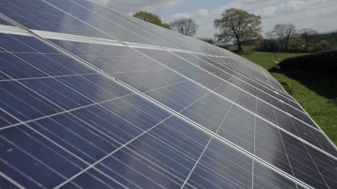 Big close up of Solar panel Video stock 233203362
