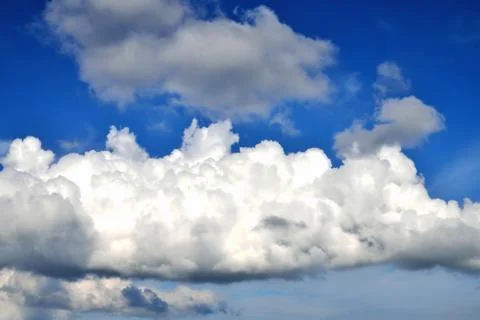 Big cloud in the blue sky Stock Photos