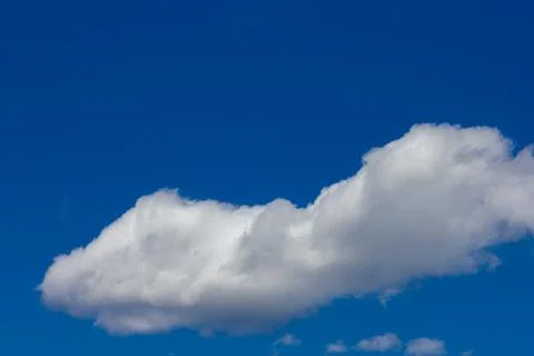 Big cloud in the blue sky Stock Photos