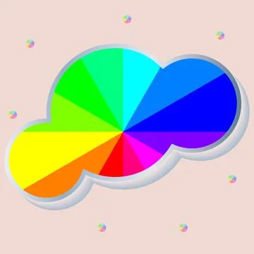 Big cloud Stock Illustration