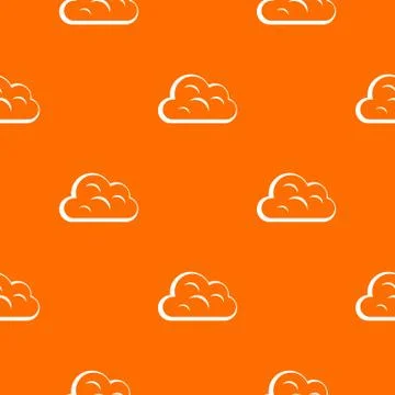 Big cloud pattern seamless Stock Illustration