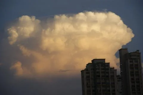 Big cloud Foto stock