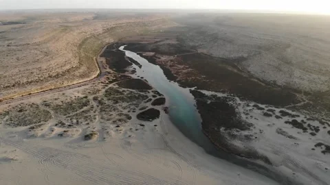 Big coastal valley Stock Footage 134333857