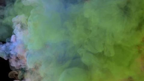 Big colored smoke vortex Stock Footage 75178482
