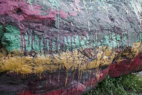 Big colored stone texture background . Colorful background Foto stock