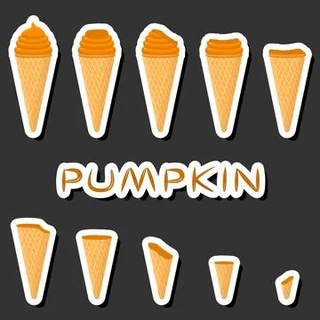 Big colorful set different forms natural dessert ice cream of consisting va.. Ilustración de archivo