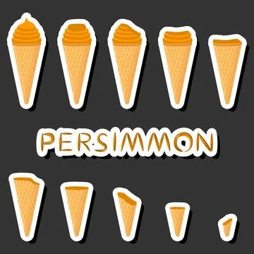 Big colorful set different forms natural dessert ice cream of consisting va.. Ilustración de archivo