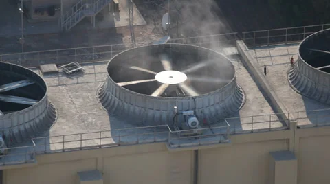 Big commercial air conditioner Stockbeeldmateriaal 34149040