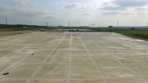 Big Concrete Construction Video stock 95639547