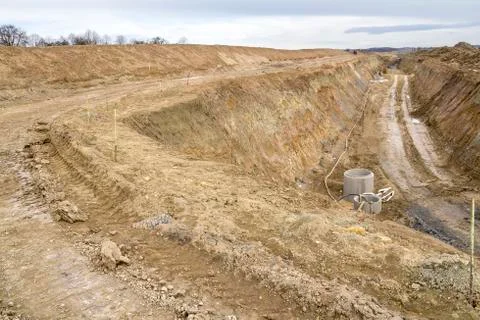 Big construction site Stock Photos