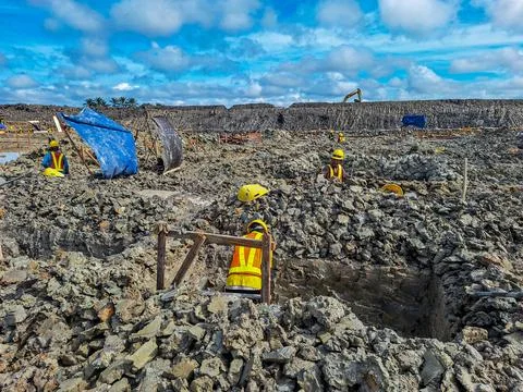Big construction site Stock Photos
