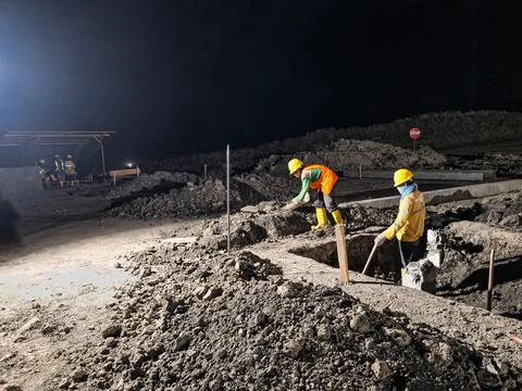 Big construction site Stock Photos