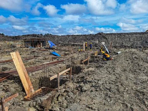 Big construction site Stock Photos