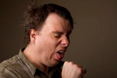 The big cough Stock Photos