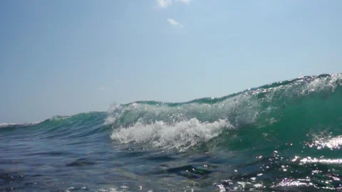 Big crashing wave Stock Footage 103385852