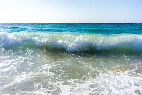 Big crashing wave Stock Photos