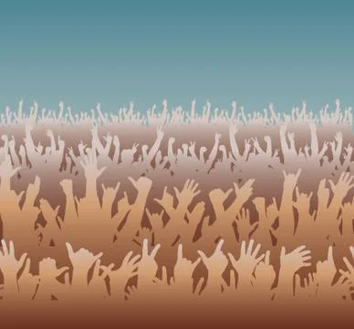 Big crowd Stock-Illustration