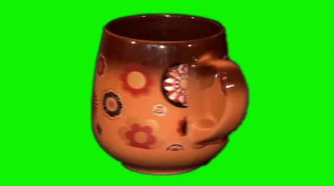 Big cup rotating Stock Footage 43737086