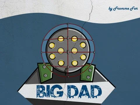 Big dad Stock Illustration