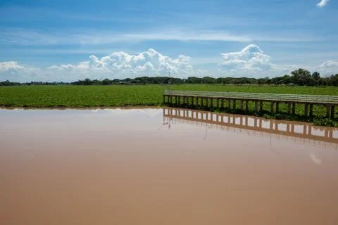 An big dam Foto stock
