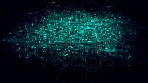 Big Data 4k Video stock 145495039