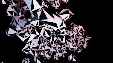 Big Data Abstract Background. 3d Illustration Illustrazione stock