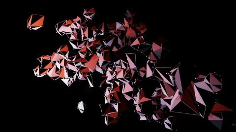 Big Data Abstract Background. 3d Illustration Stock-Illustration