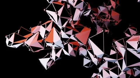 Big Data Abstract Background. 3d Illustration 스톡 일러스트