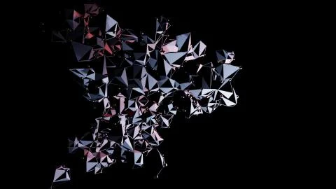 Big Data Abstract Background. 3d Illustration Illustrazione stock