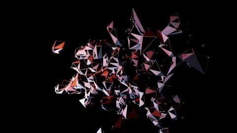 Big Data Abstract Background. 3d Illustration Illustrazione stock