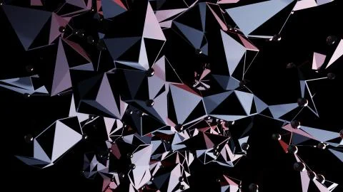 Big Data Abstract Background. 3d Illustration Stock Illustration