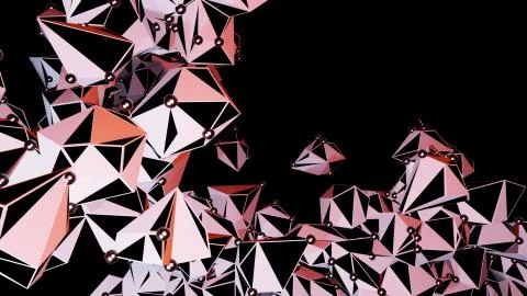 Big Data Abstract Background. 3d Illustration 스톡 일러스트