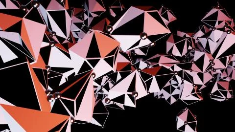 Big Data Abstract Background. 3d Illustration Illustrazione stock