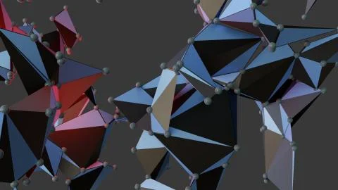 Big Data Abstract Background. 3d Illustration Stock Illustration