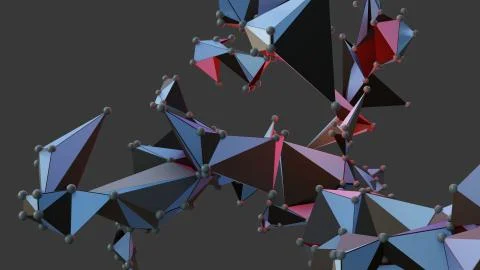 Big Data Abstract Background. 3d Illustration Illustrazione stock