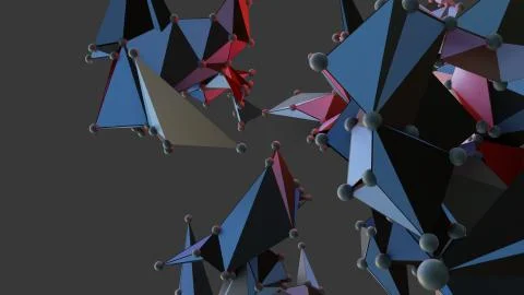 Big Data Abstract Background. 3d Illustration Stock Illustration