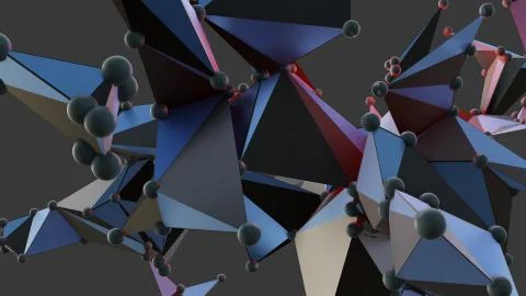 Big Data Abstract Background. 3d Illustration Illustrazione stock