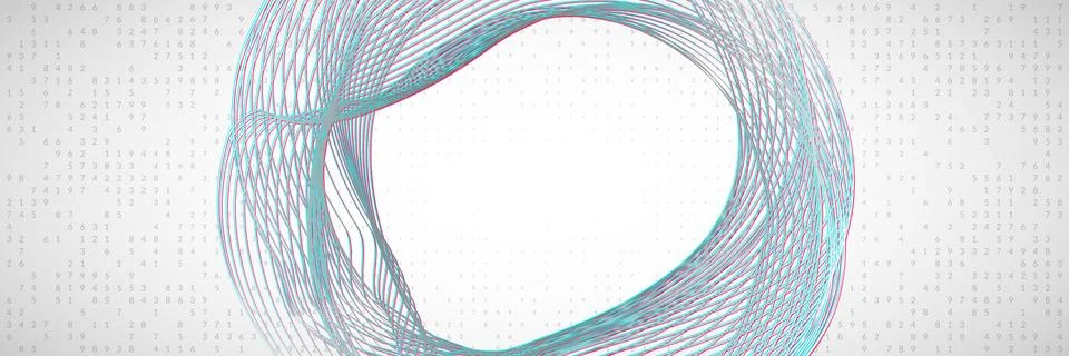 Big data abstract. Digital technology background. Stockillustratie