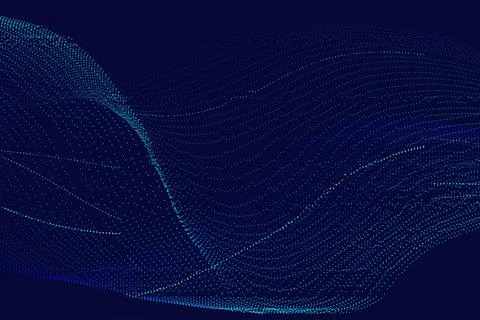 Big Data abstract vector background visualization. Data science and visual 스톡 일러스트