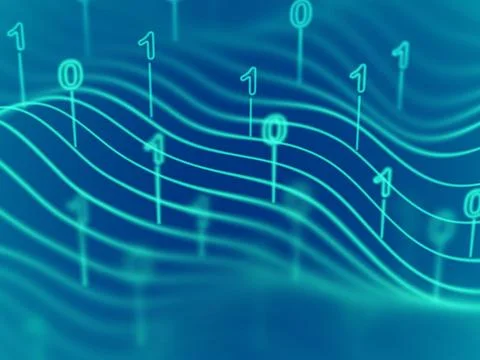 Big data abstract visualization: business charts analytics. EPS 10 vector Illustrazione stock