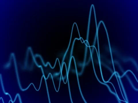 Big data abstract visualization: business charts analytics. イラスト素材