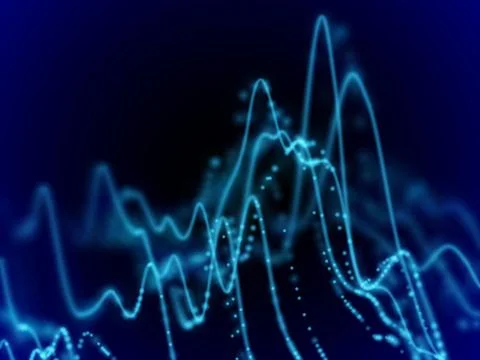 Big data abstract visualization: business charts analytics. イラスト素材