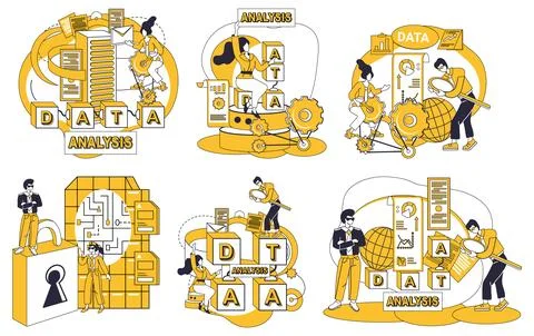 Big data. Accuracy, golden compass, guides ship big data through seas uncer.. Stock Illustration