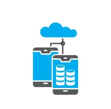 Big data analitics icon on background for graphic and web design. Creative Stock Illustration