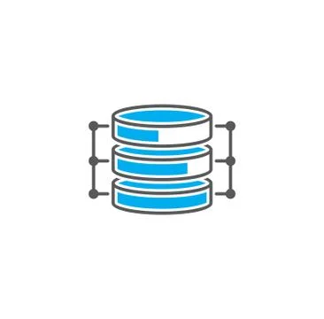 Big data analitics icon on background for graphic and web design. Creative Stock Illustration