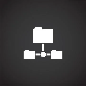 Big data analitics icon on background for graphic and web design. Creative Stock Illustration
