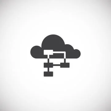 Big data analitics icon on background for graphic and web design. Creative Stock Illustration