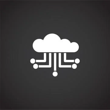 Big data analitics icon on background for graphic and web design. Creative 스톡 일러스트