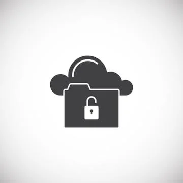 Big data analitics icon on background for graphic and web design. Creative Stock Illustration