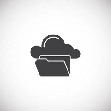 Big data analitics icon on background for graphic and web design. Creative Stock Illustration